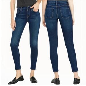 Hudson Jeans Nico Super Skinny Mid Rise Indigo Dark Wash Jeans Women's Size 27